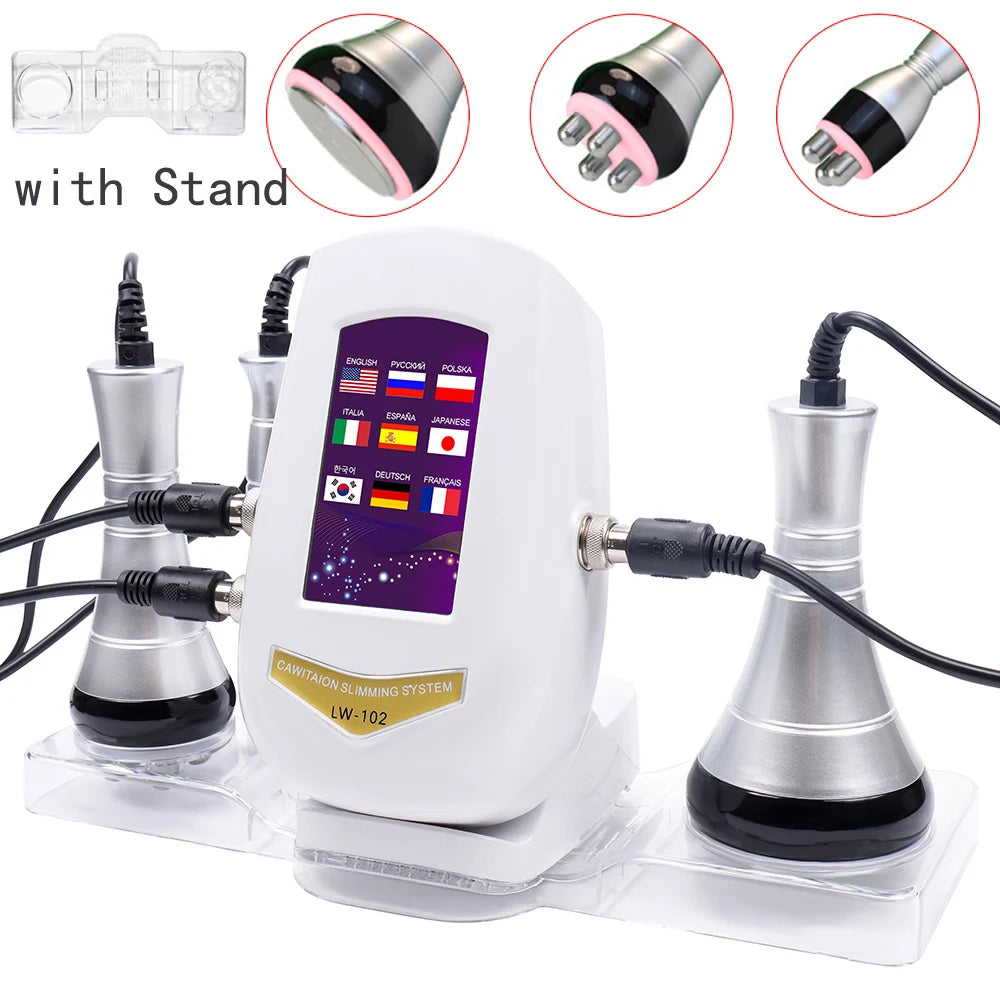 Cavitation Slimming Machine Ultrasonic Body Shaping Device for Home Skin Tightening Beauty