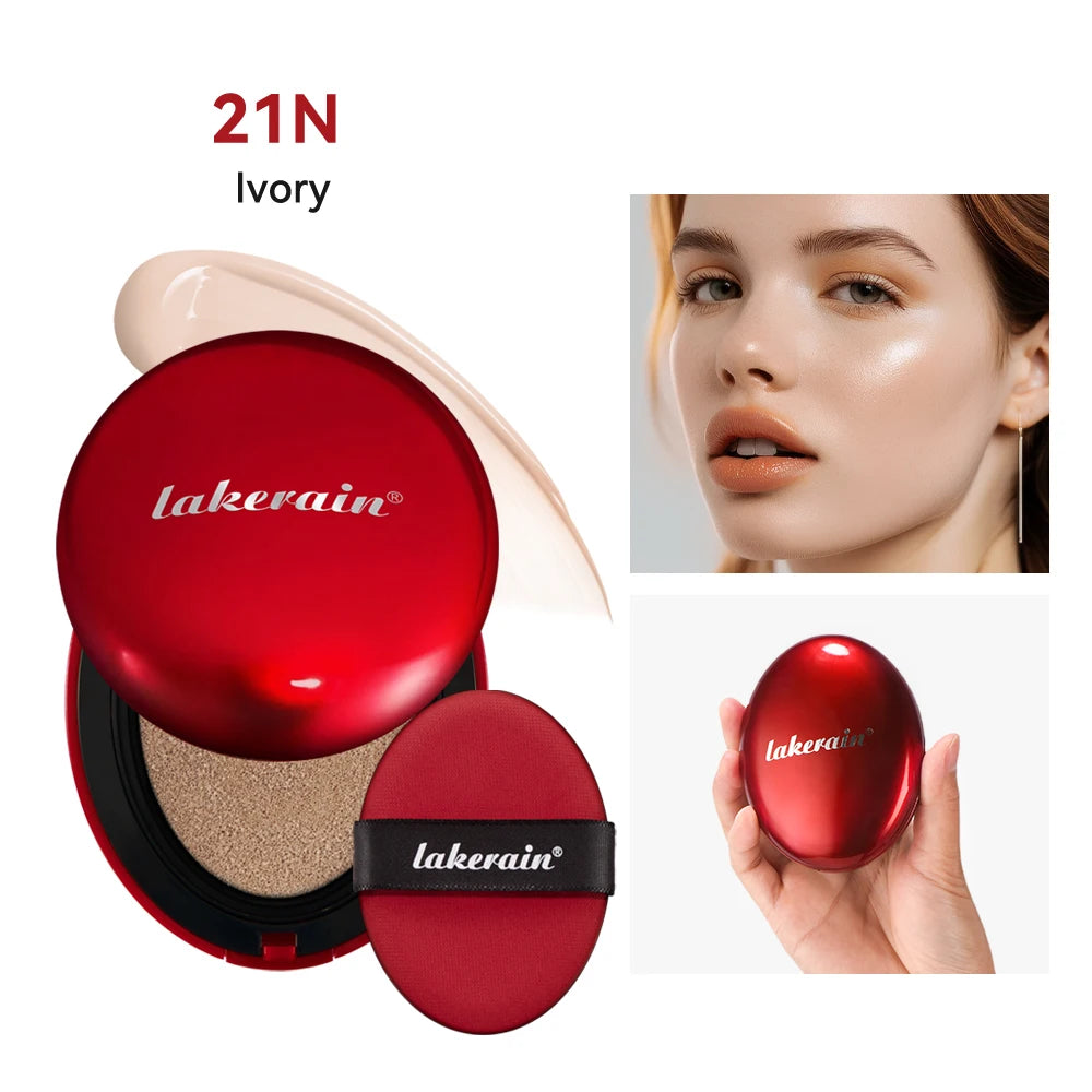Air Cushion Foundation Full Coverage Matte Makeup for Daily Face Brightening and Sun Protection
