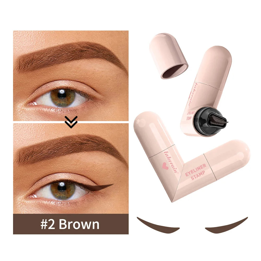 Eyeliner Stamp Waterproof Winged Tool for Beginners and Quick Makeup Routine Professionals