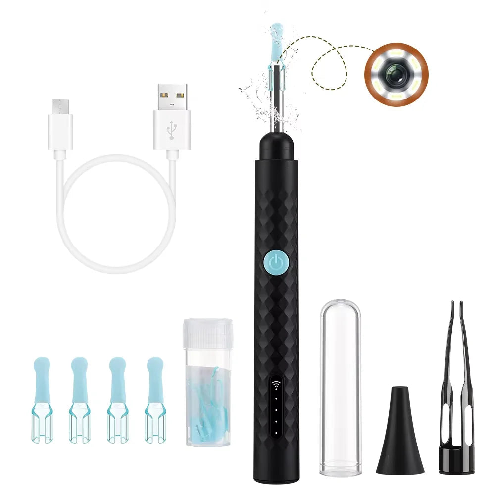 Smart Visual Ear Wax Cleaner with HD Camera and Tweezers for Adults and Kids at Home - 19