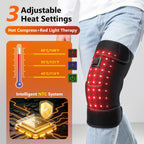 Red Light Knee Wrap Heated Brace with 36 LEDs for Joint Comfort at Home or Office Daily Use