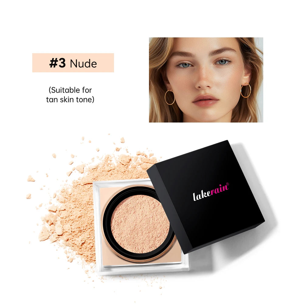 Loose Baking and Setting Powder Oil Control Matte Finish for Women Face Makeup