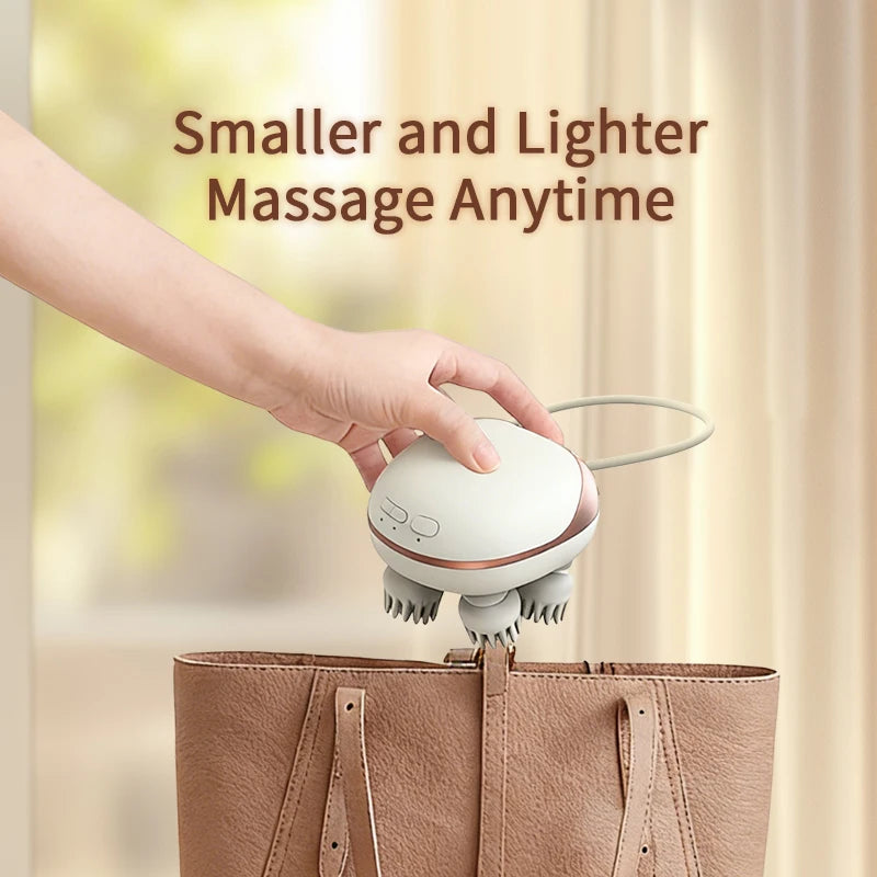 Scalp Massager Cordless Electric Head Scrubber for Deep Cleansing Relaxation at Home