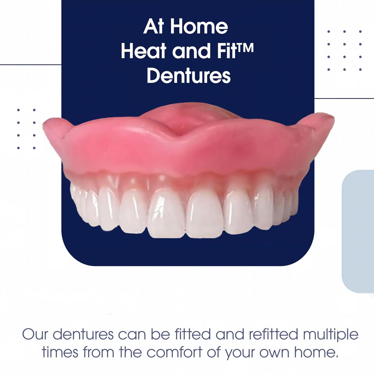 Denture Cosmetic Kit Realistic Upper Lower Teeth Set for Daily Smile Enhancement at Home