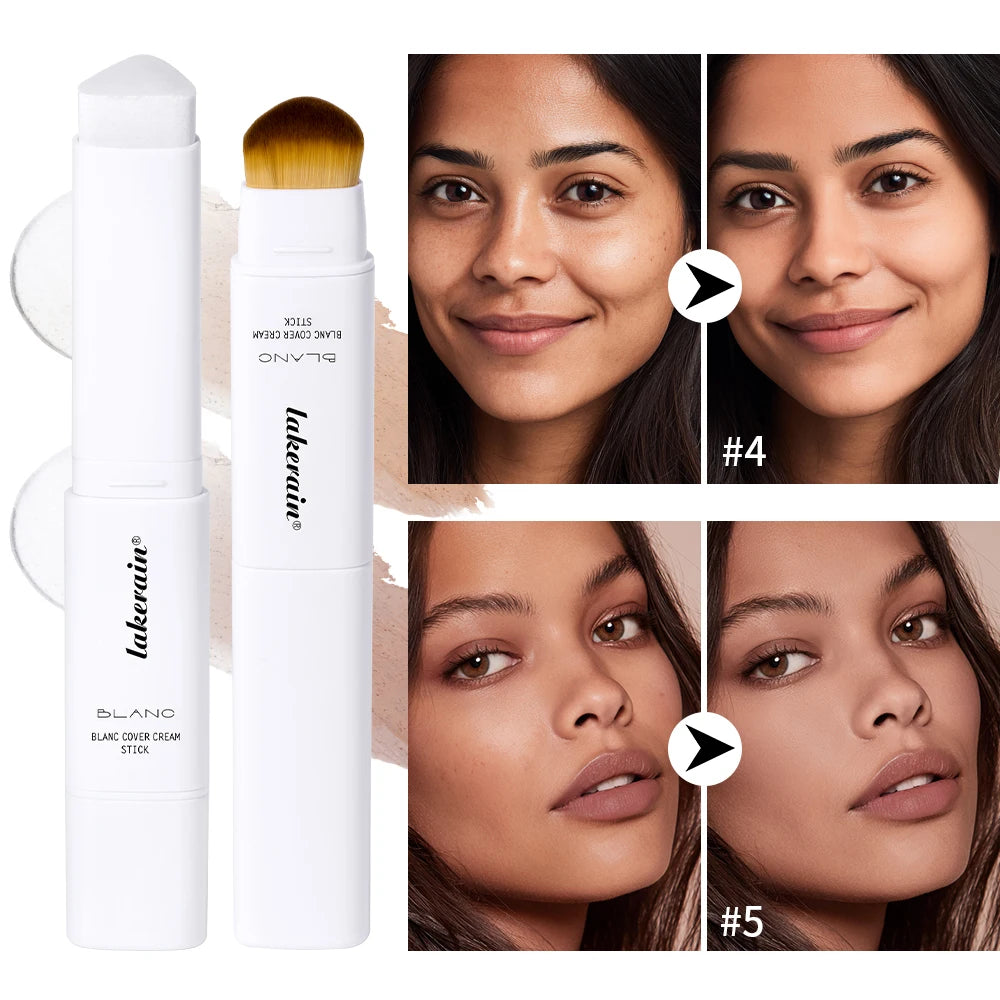 Color Changing Foundation Stick Buildable Coverage Concealer for Women Daily Makeup Routine