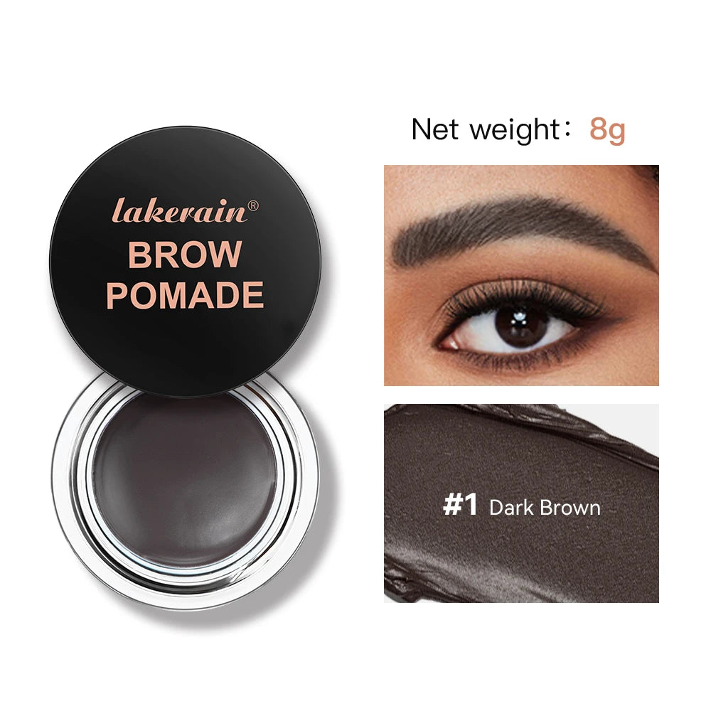 Brow Pomade Waterproof Eyebrow Gel for Natural Tinted Brows for Daily Makeup and Special Events