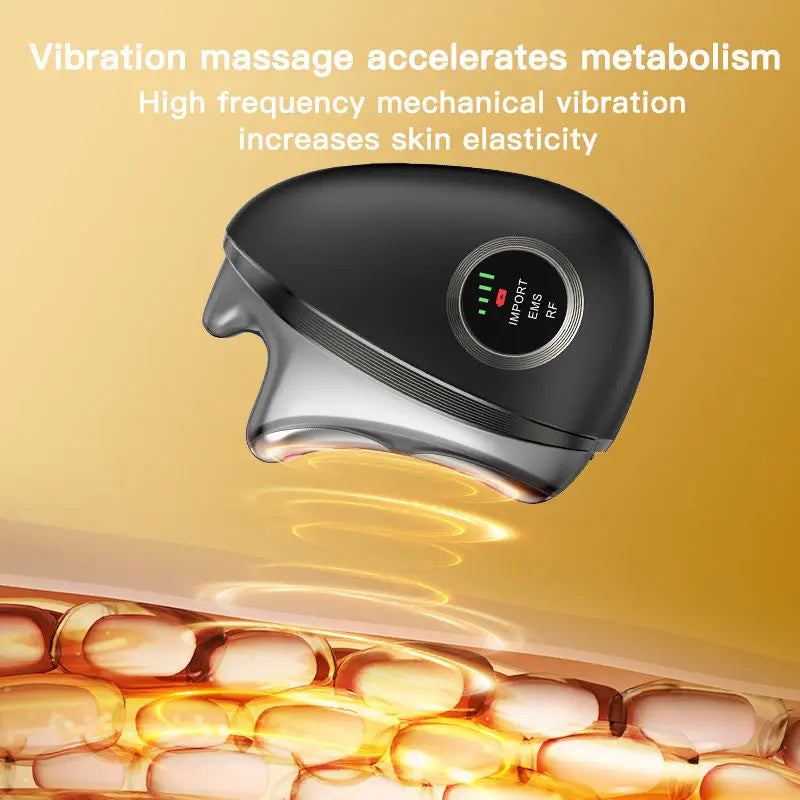 3 in 1 Facial Massager LED Light Microcurrent Wand for Women Skin Care and Neck Firming Routine