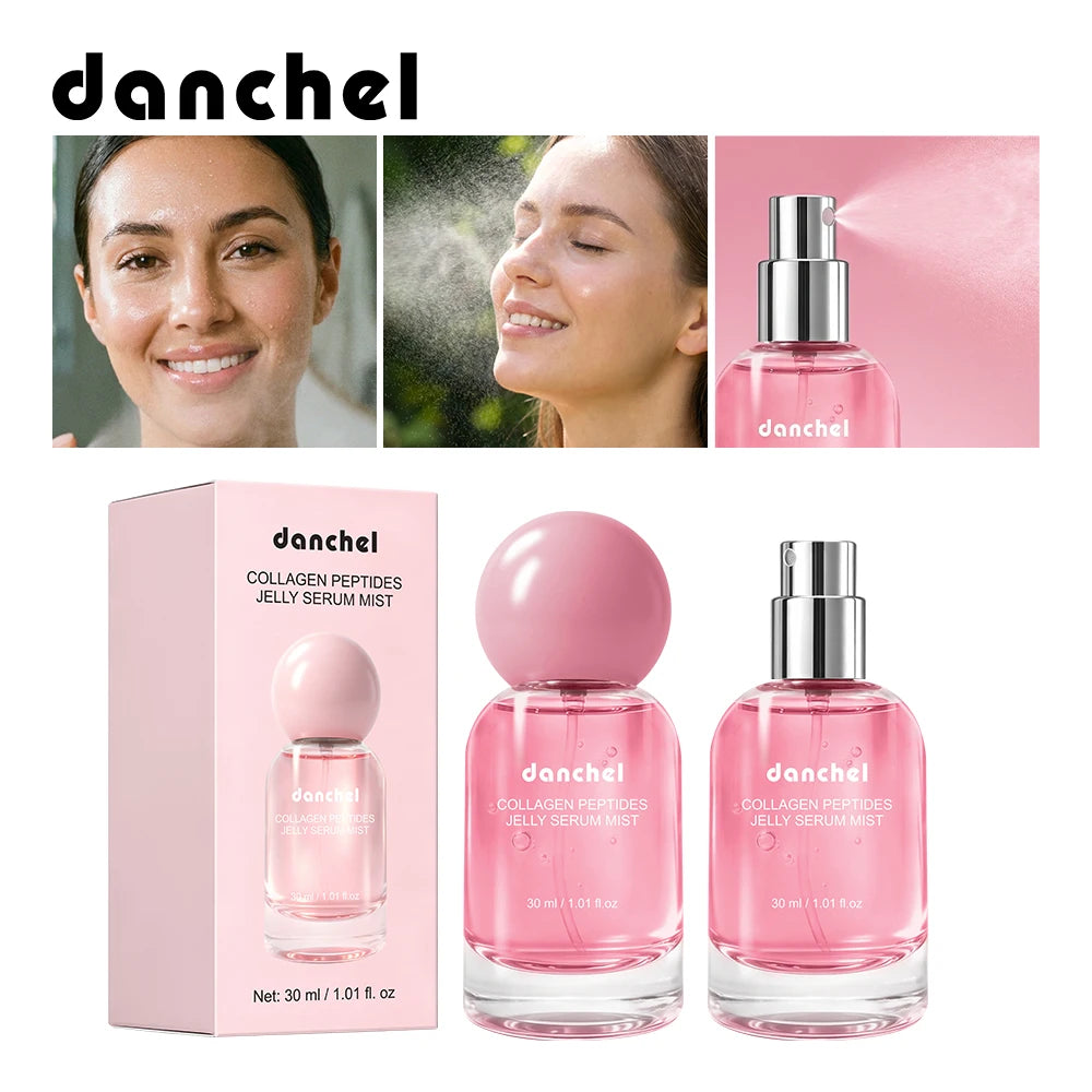 Collagen Peptides Jelly Serum Mist Deep Hydration Moisturizing Spray for Face Daily Skincare