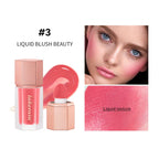 Liquid Blush Waterproof Creamy Texture Face Makeup for Natural Matte Finish Everyday Glow
