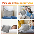 Electric Heating Pad with Temperature Control Adjustable Thermal Wrap for Office and Home Use