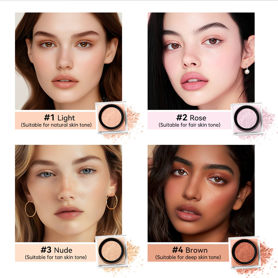 Loose Baking Setting Powder Oil Control Matte Finish for Women for Daily Makeup Routine - 10
