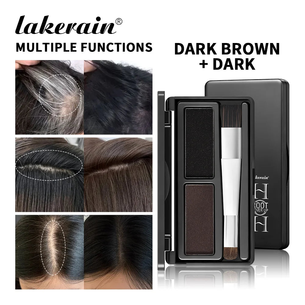 Hair Root Cover Up Powder Concealer for Instant Gray Coverage and Thinning Hair at Home - 1