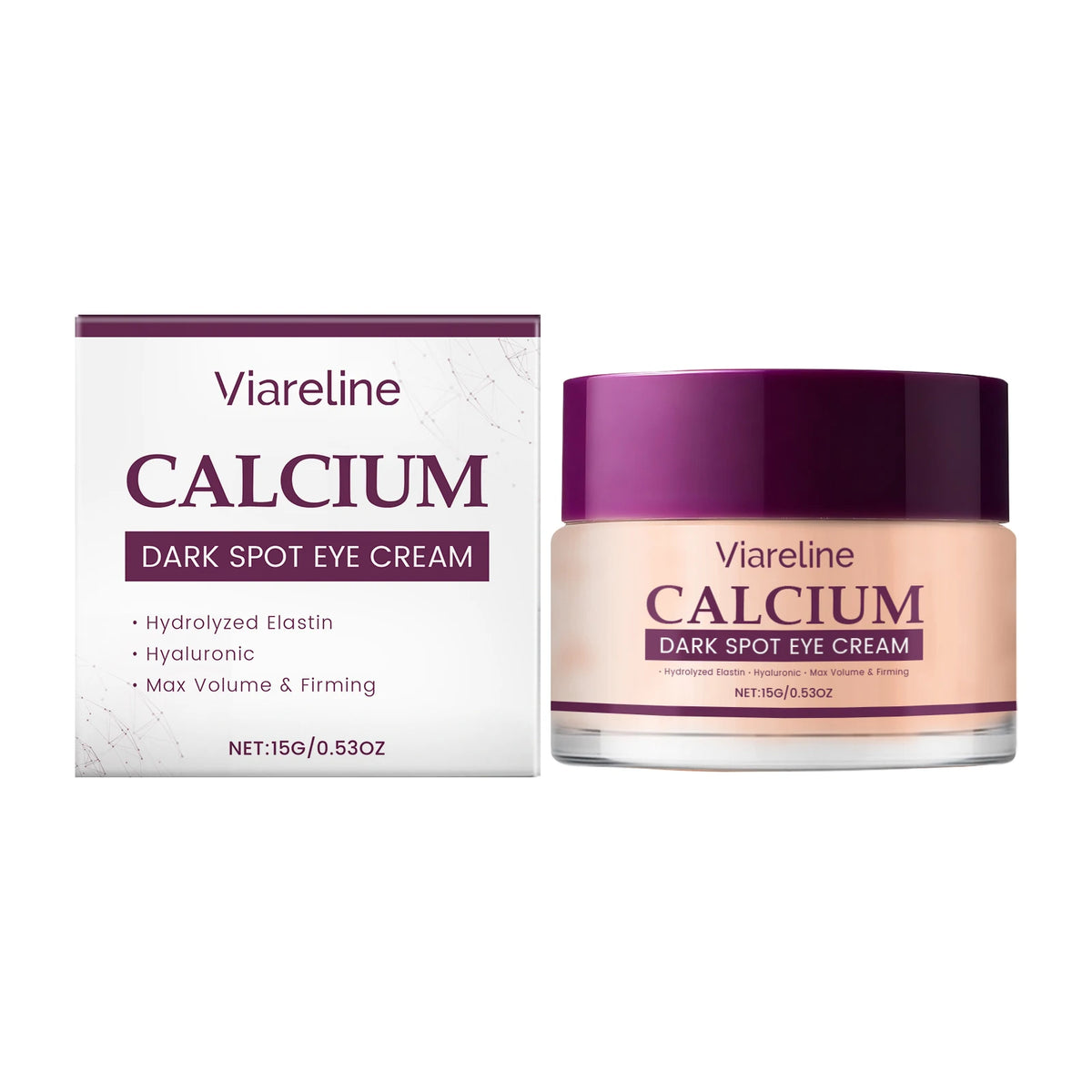 Calcium Eye Cream for Dark Circles and Fine Lines Firming Repair for Men and Women Daily Use