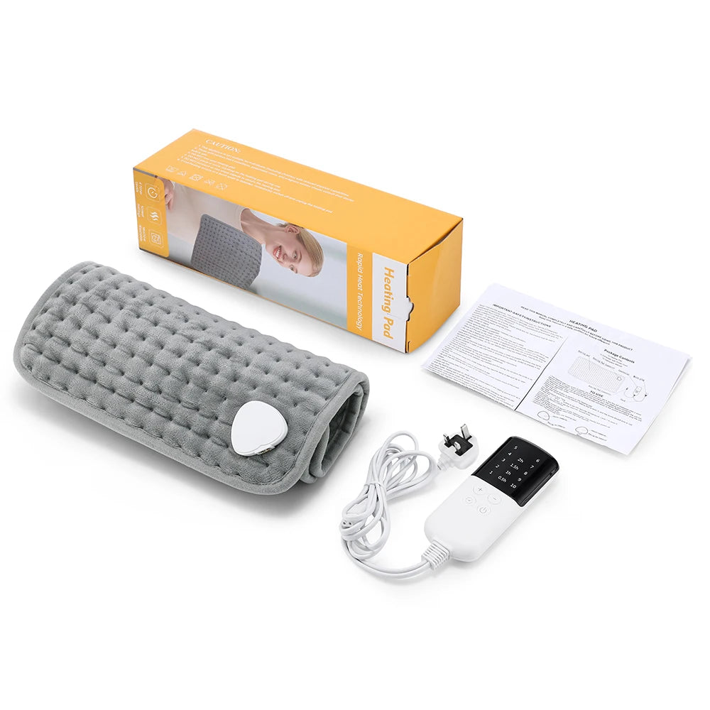 Electric Heating Pad Fast Thermal Mat for Back and Legs at Home or Office