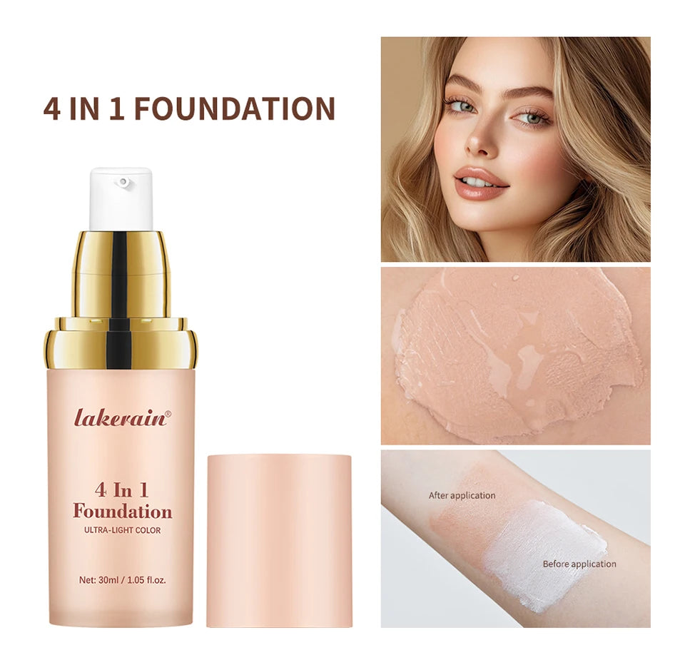 Color Changing Foundation Moisturizing Concealer for Even Skin Toning Daily Makeup Routine - 8