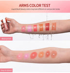 Liquid Blush Waterproof Creamy Texture Face Makeup for Natural Matte Finish Everyday Glow