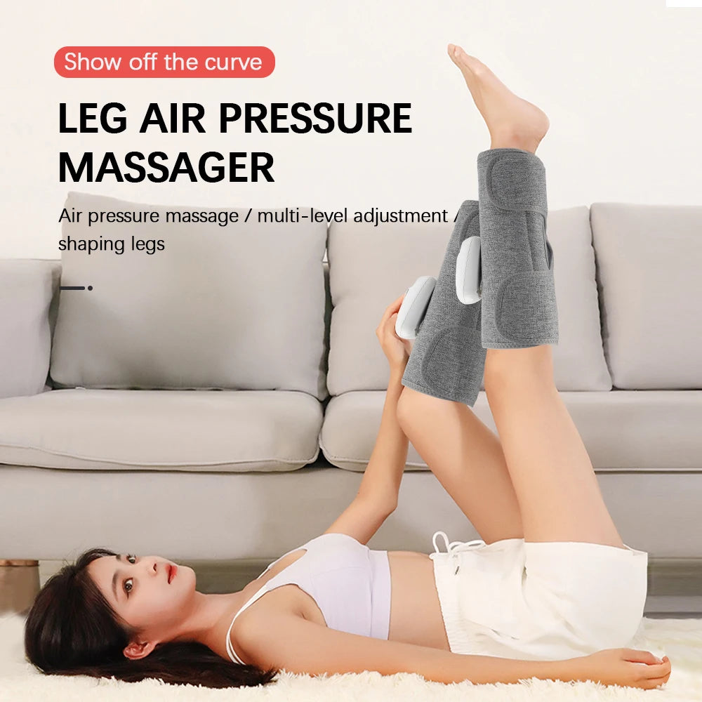 Wireless Calf Massager Airbag Compression Leg Relaxer for Athletes and Office Workers Daily