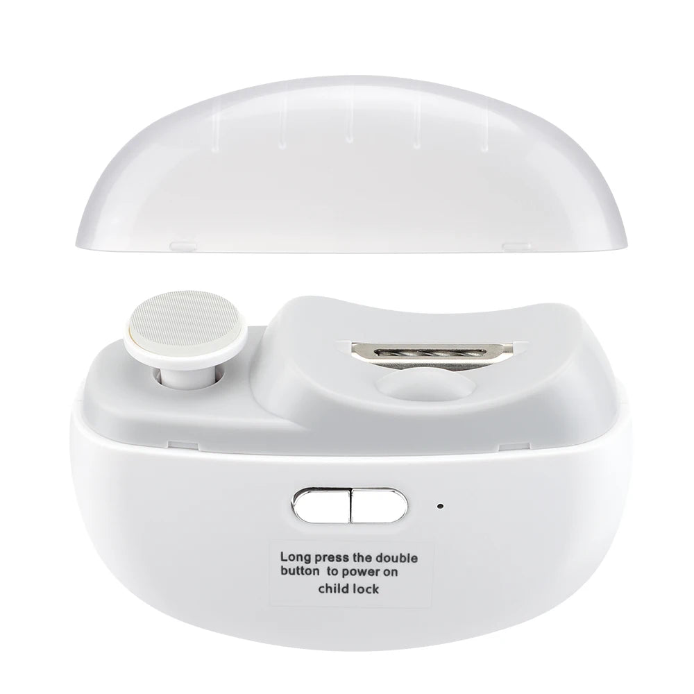 Electric Nail Clipper Automatic Trimmer with Light for Kids and Elderly at Home or Traveling