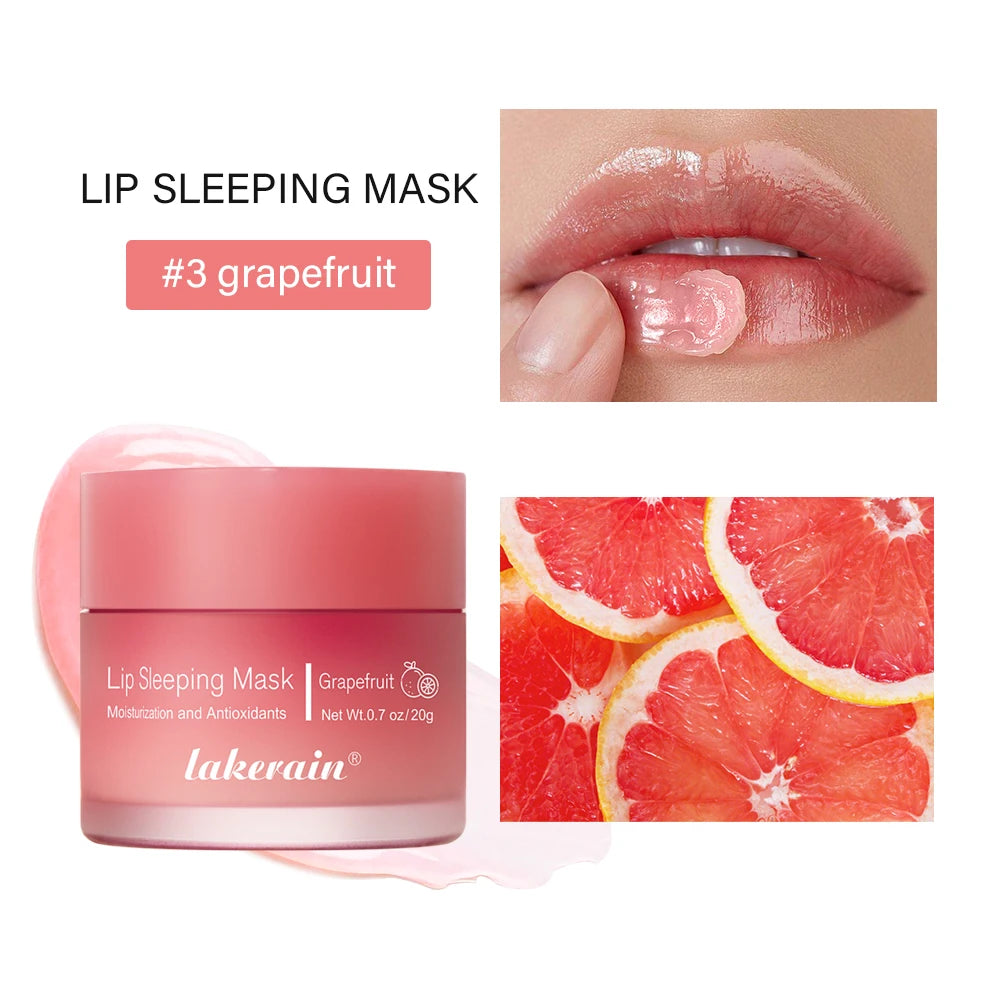 Lip Sleeping Mask Hydrating Dry Cracked Lips Treatment for Women and Men at Night - 24