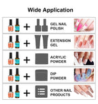 Nail Primer and Dehydrator Set Fast Air Dry Prep for Professional Manicure at Home