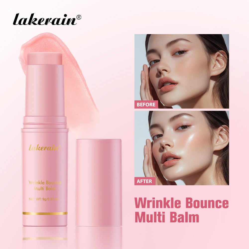 Wrinkle Bounce Multi Balm Moisturizing Stick for Face and Neck Skin Care Daily Routine