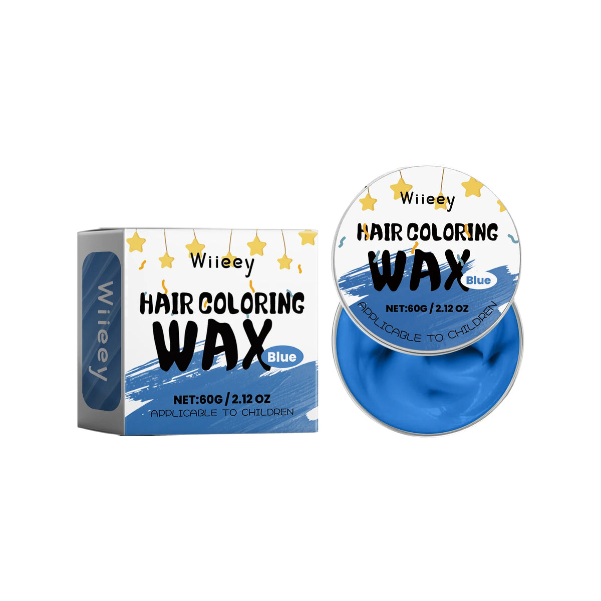 Temporary Hair Color Wax Vibrant Styling Paint for Kids Parties and Daily Fun Styling