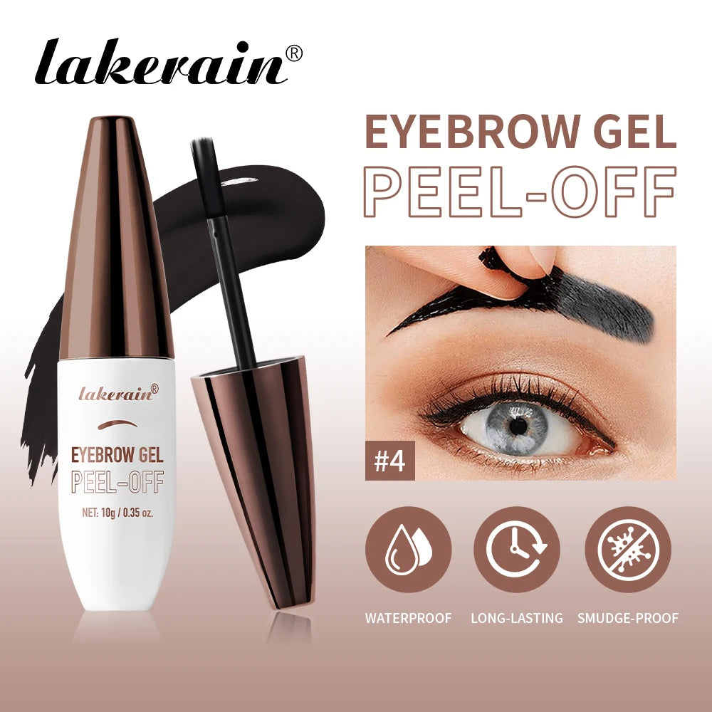 Eyebrow Gel Tattoo Peel Off Waterproof Tint for Beautiful Brows and Makeup Routine