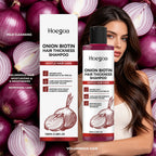 Onion Biotin Shampoo for Thicker Hair Growth and Scalp Care for Men and Women at Home
