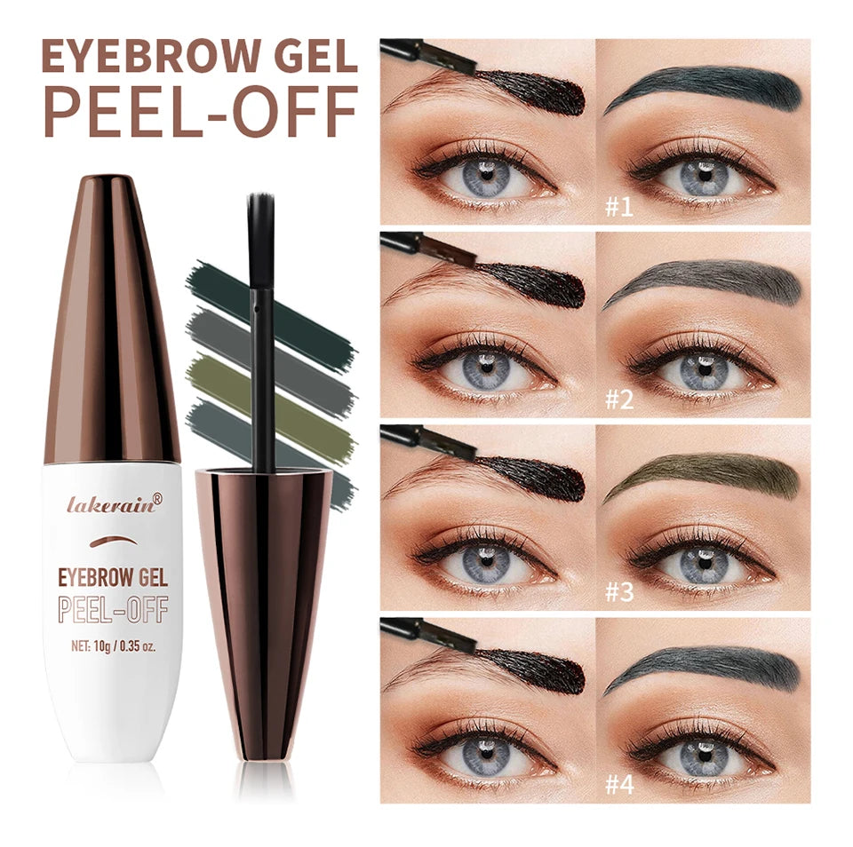 Eyebrow Gel Tattoo Peel Off Waterproof Tint for Beautiful Brows and Long Wear