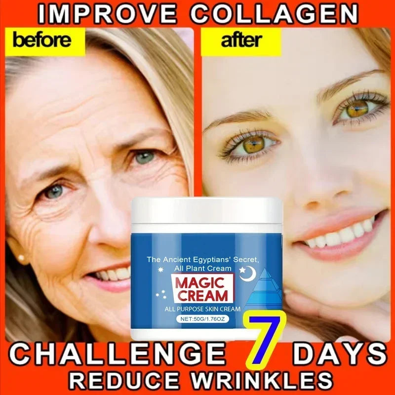 Magic Face Cream Anti Aging Moisturizer for Smoothing Fine Lines and Firming Skin Daily Routine