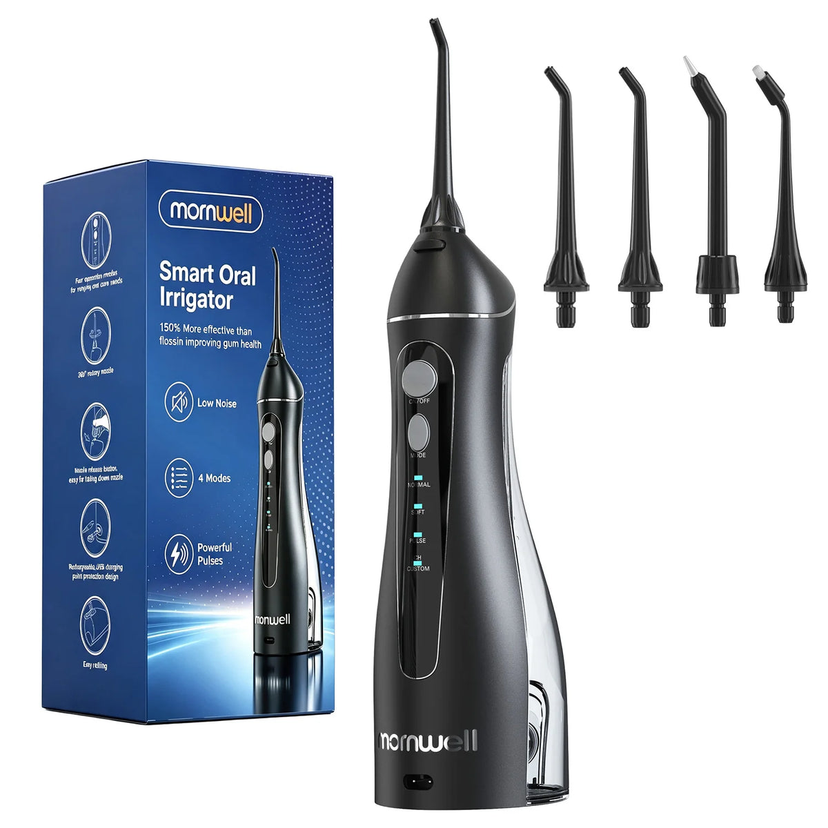 Water Flosser Portable Oral Irrigator Cordless Teeth Cleaner for Home and Travel