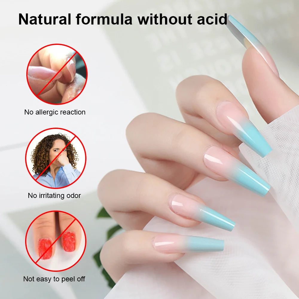 Nail Primer and Dehydrator Set Fast Air Dry Prep for Professional Manicure at Home