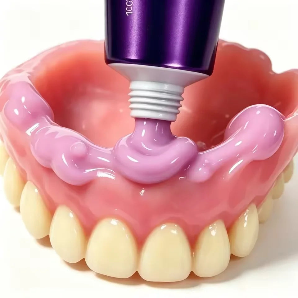 Denture Adhesive Cushion Comfortable Stabilizing Pad for Seniors at Home Daily Oral Care