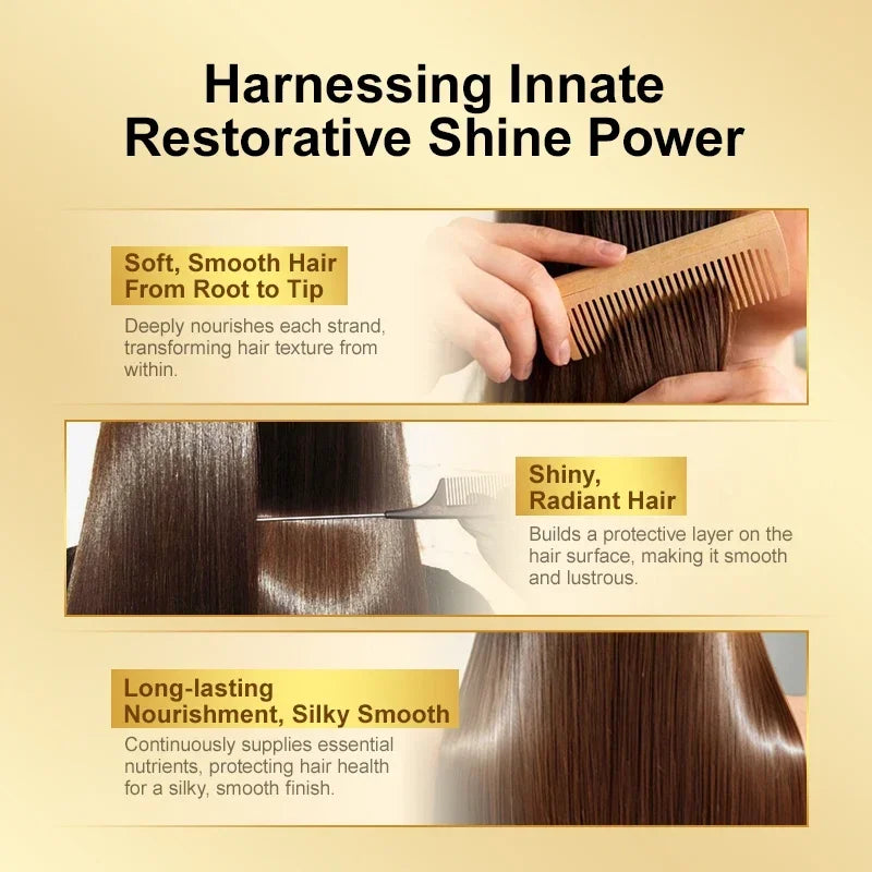Amino Acid Hair Oil Nourishing Treatment for Smooth Shiny Hair and Heat Protection