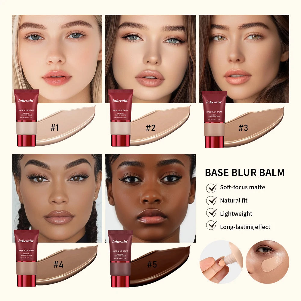 Liquid Foundation Matte Concealer Waterproof Base Makeup for Women Daily Beauty