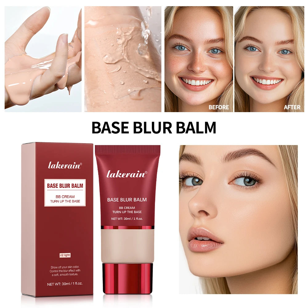 Base Blur Balm Matte Oil Control Foundation for Smooth Skin and Natural Long Lasting Makeup