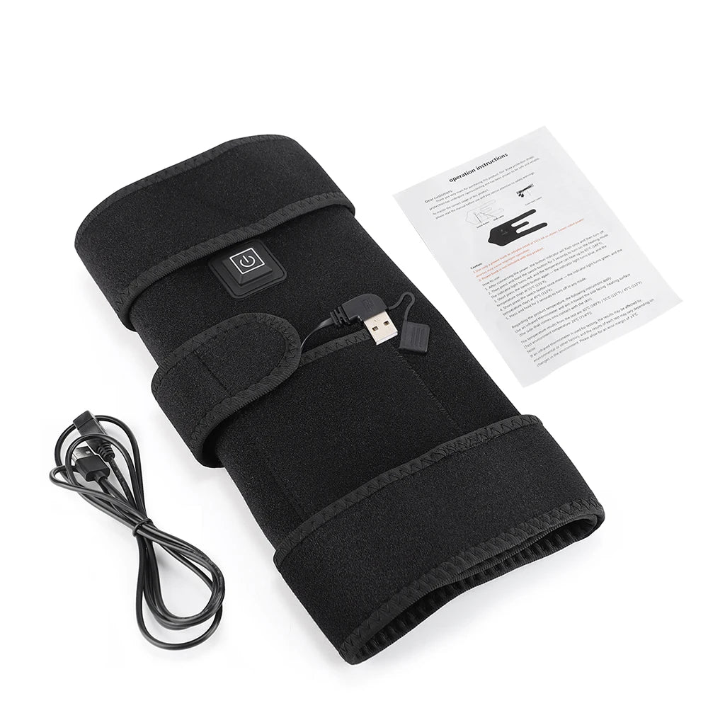Red Light Knee Wrap Heated Brace with 36 LEDs for Joint Comfort at Home or Office Daily Use
