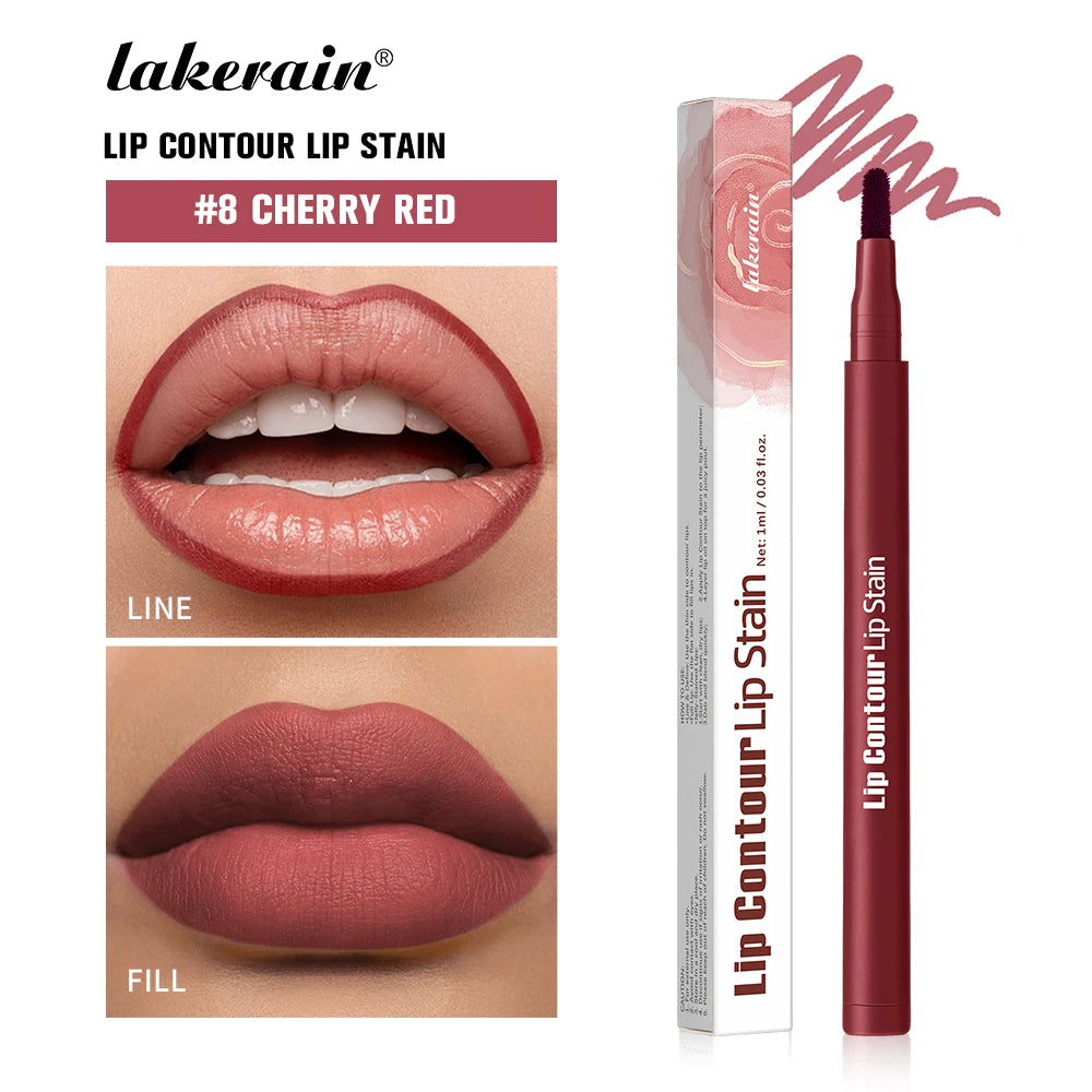 Lip Contour Stain Pen Long Lasting Waterproof Makeup for Daily Beauty and Travel - 33