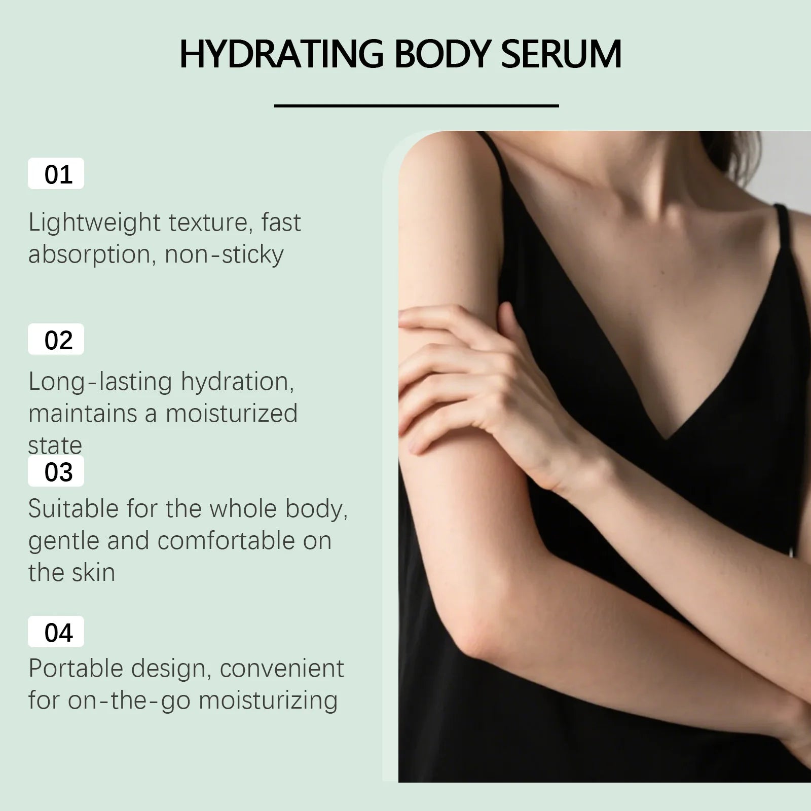 Hyaluronic Acid Body Serum Moisturizing Skin Care for Unisex Daily Use and Hydration - 10