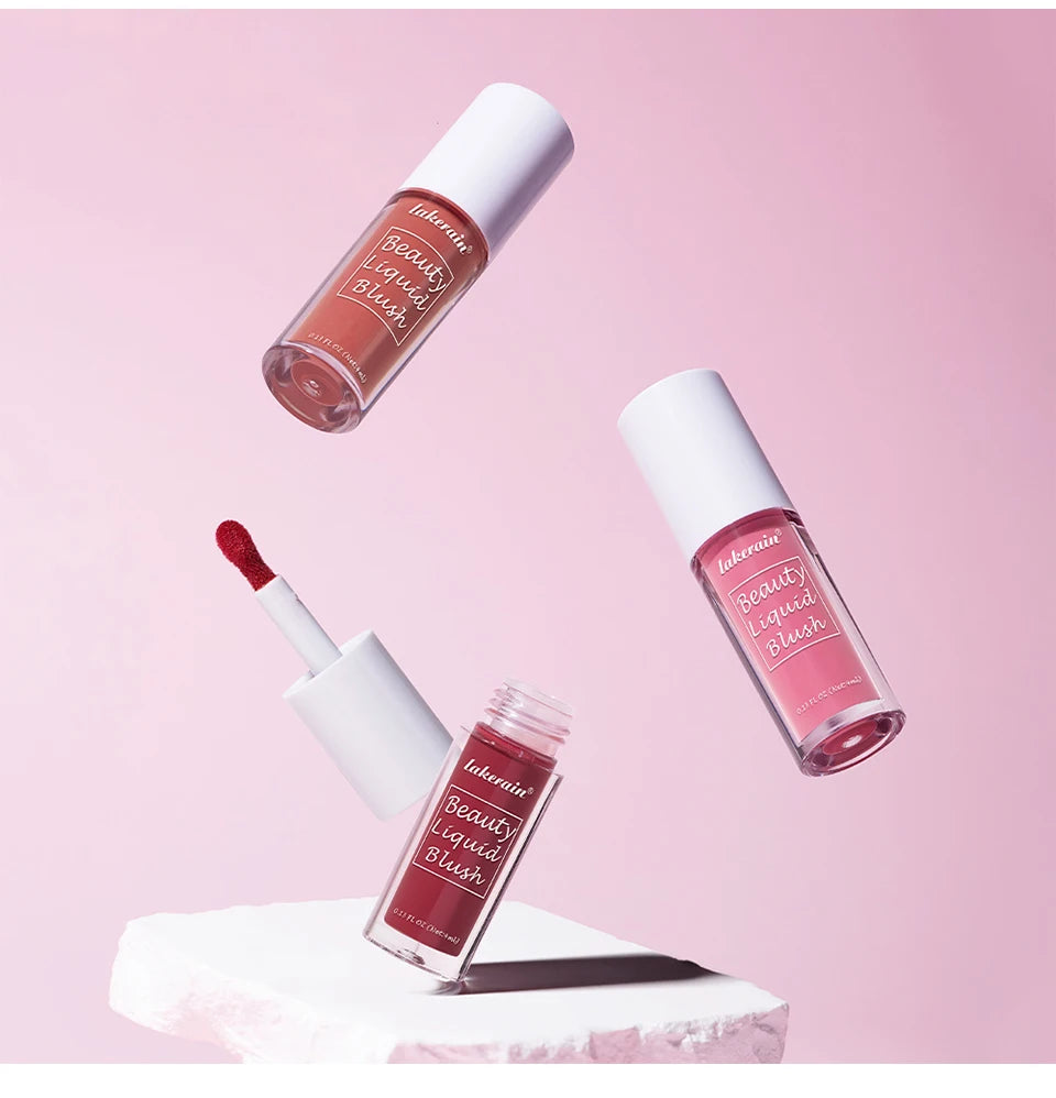 Beauty Liquid Blush Highly Pigmented Long Lasting Tint for Everyday Face Makeup - 19