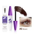5D Mascara Waterproof Lengthening Volumizing Makeup for Everyday Use and Special Occasions
