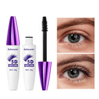 5D Mascara Waterproof Lengthening Lashes for Natural Daily Makeup and Long Lasting Eye Beauty