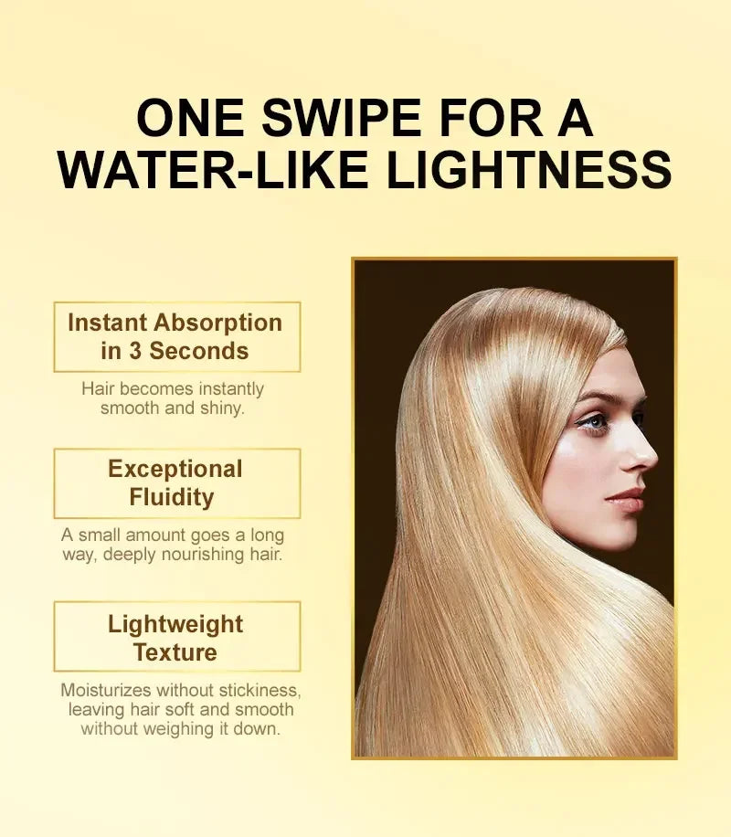 Amino Acid Hair Oil Nourishing Treatment for Smooth Shiny Hair and Heat Protection