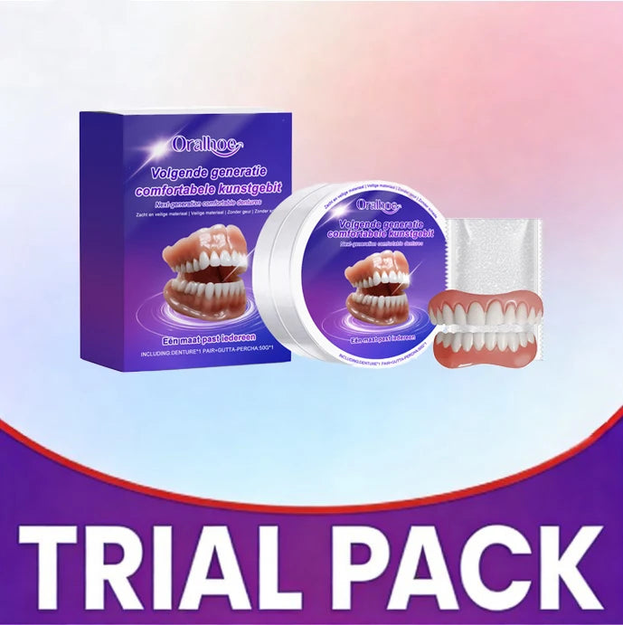 Flexible Silicone Dentures Realistic False Teeth Comfort Fit for Natural Smile Replacement