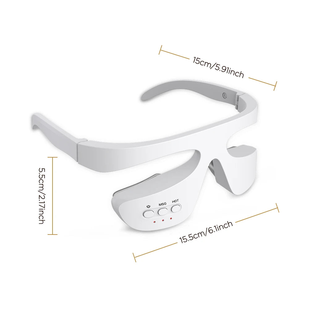 3D Eye Massager Red Light Therapy Device for Relieving Eye Fatigue and Dark Circles at Home