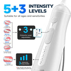 Portable Water Flosser Nasal Rinse Combo Oral Care Sinus Cleaning Kit for Home and Travel Use