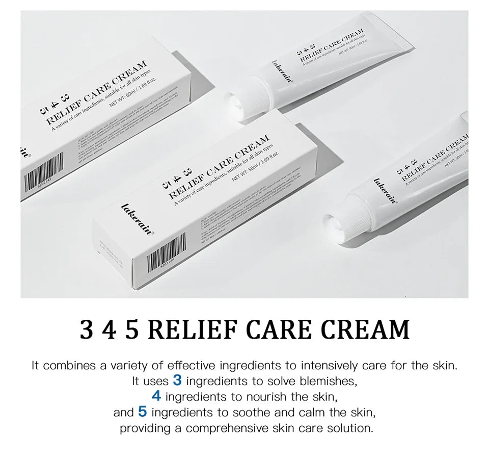 345 Relief Care Cream Moisturizing Acne Treatment for Blemish Prone Skin - 8