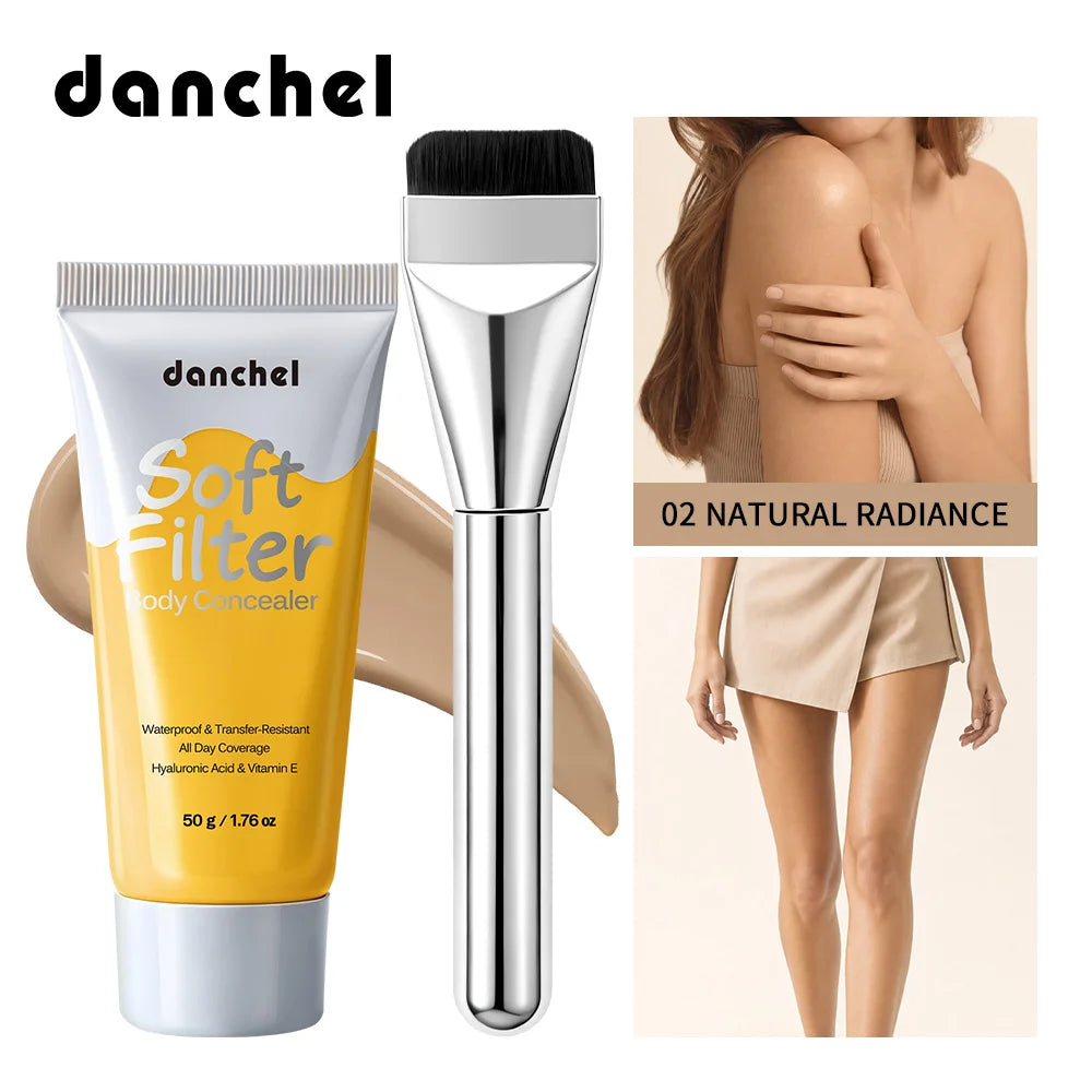 Body Concealer Waterproof Transfer Resistant Foundation for Skin Scars Tattoos