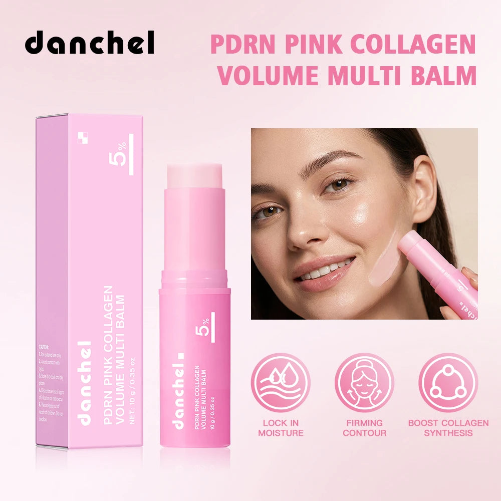 Collagen Multi Balm Stick Moisturizing Hydrating Cream for Radiant Skin Daily Glow Care