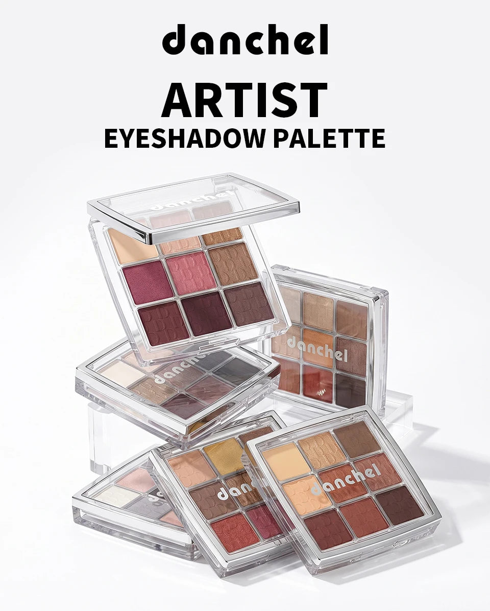 9 Shade Eyeshadow Palette Blendable Pigmented Makeup for Daily Looks and Professional Artistry - 7